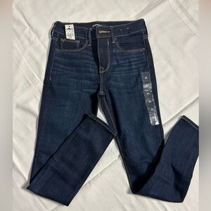 🛍️NEW WITH TAGS Express Blue Denim Pants Womens Legging Mid Rise🛍️